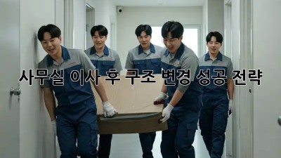 사무실 이사 후 구조 변경 성공 전략